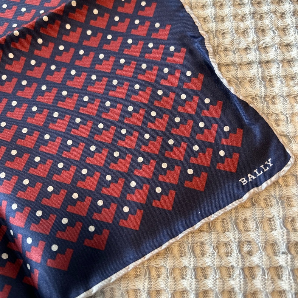 Bally silk scarf